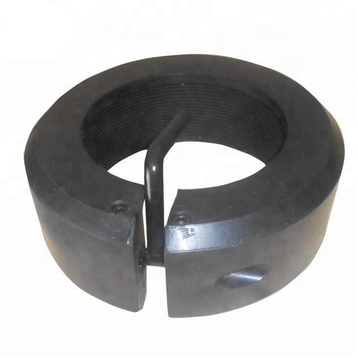 Round rubber thread protector clamp-on thread protector for casing tubing