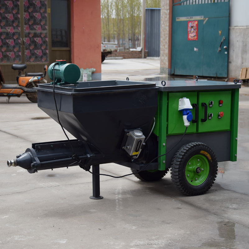 smooth concrete spraying shotcrete wall putty filling plaster polishing machine