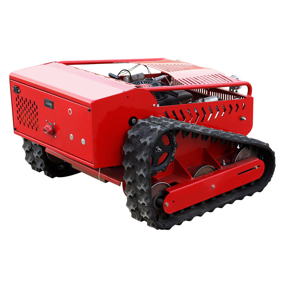 High quality CE certified lawn mower track type brush cutter remote control lawn mower