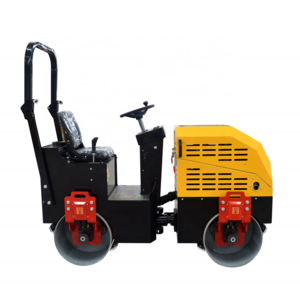 Double drum vibratory roller diesel engine roller compactor for sale 1 ton hand compact mini type road roller