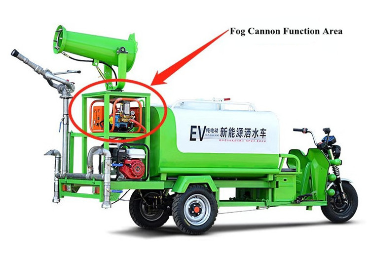 SUS304 Tank environmental watering cart motor tricycle water spray truck tricycle tractor water tanker