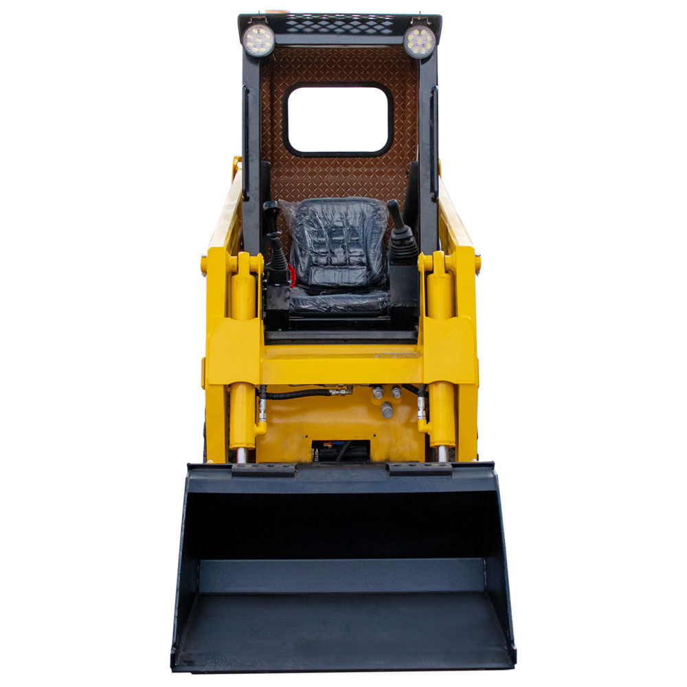 Hightop wheel tracked skid steer loader mini 500kg 700kg 850kg 950kg Skid Steer Loaders with Bucket mixer attachment