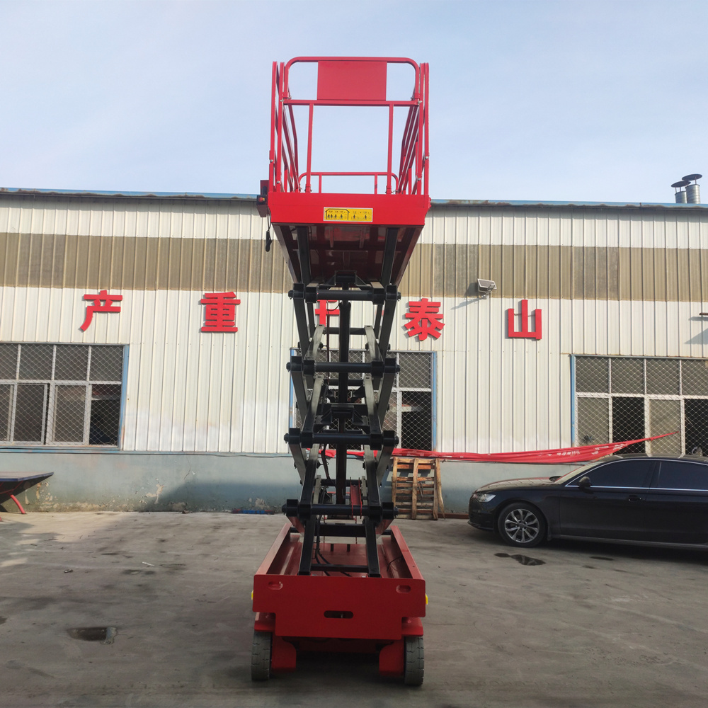 Automatic 4m 6 m 8m 10m 12 m hydraulic aerial work scissor lift work table lift 500 kg mesa elevadora portable lift platform