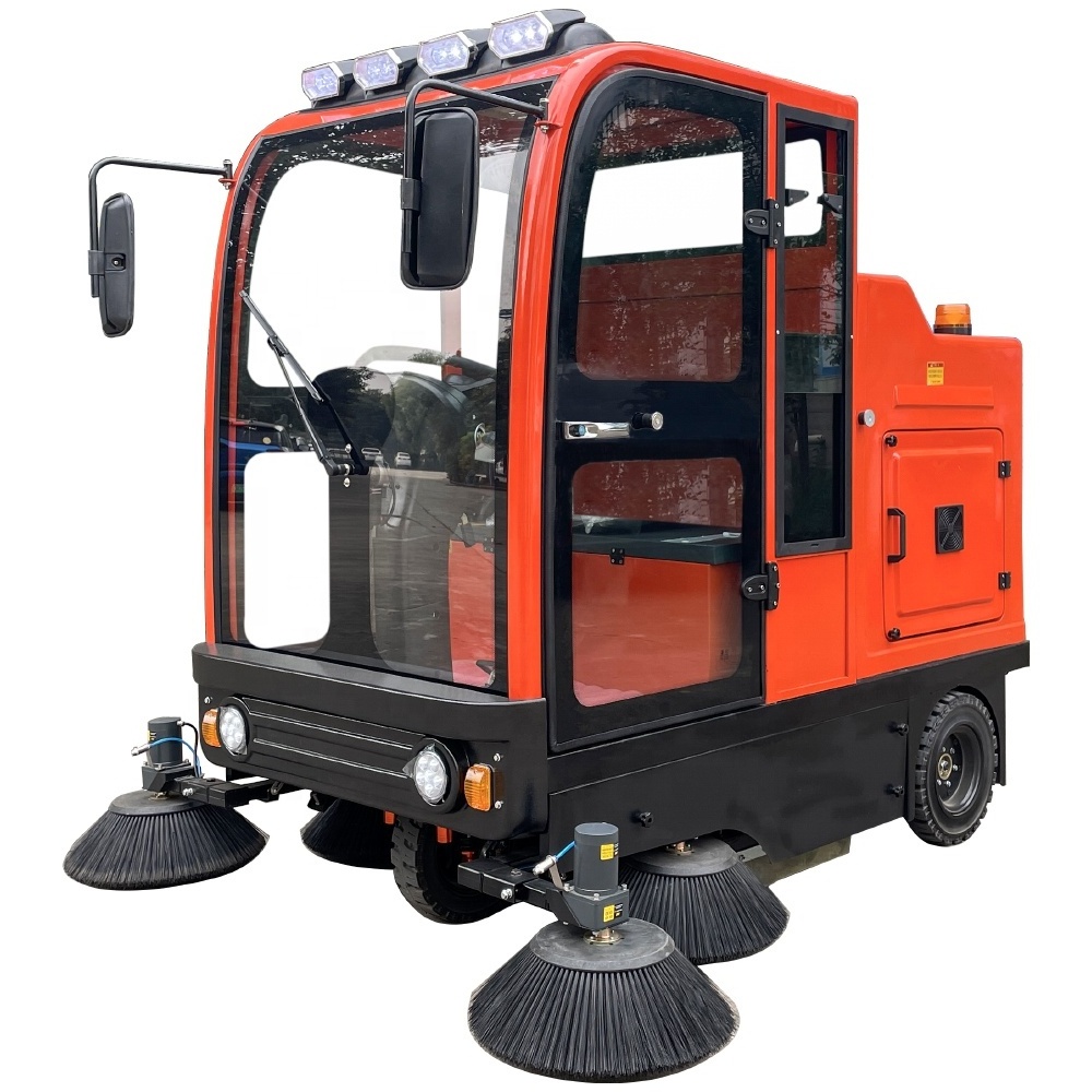 Factory price battery powers sweeper Road Sweeper for sale