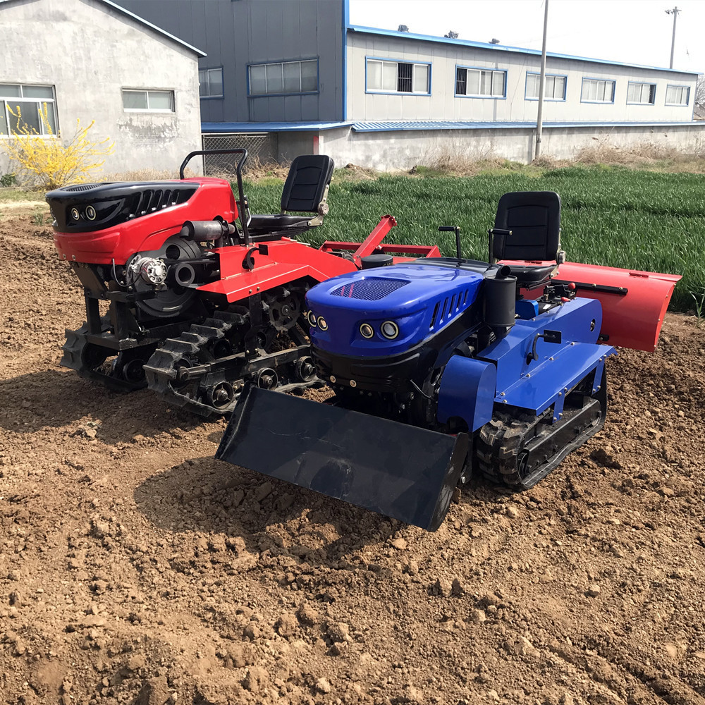 Agriculture machinery equipment Farm cultivator rotary tiller mini crawler tractor