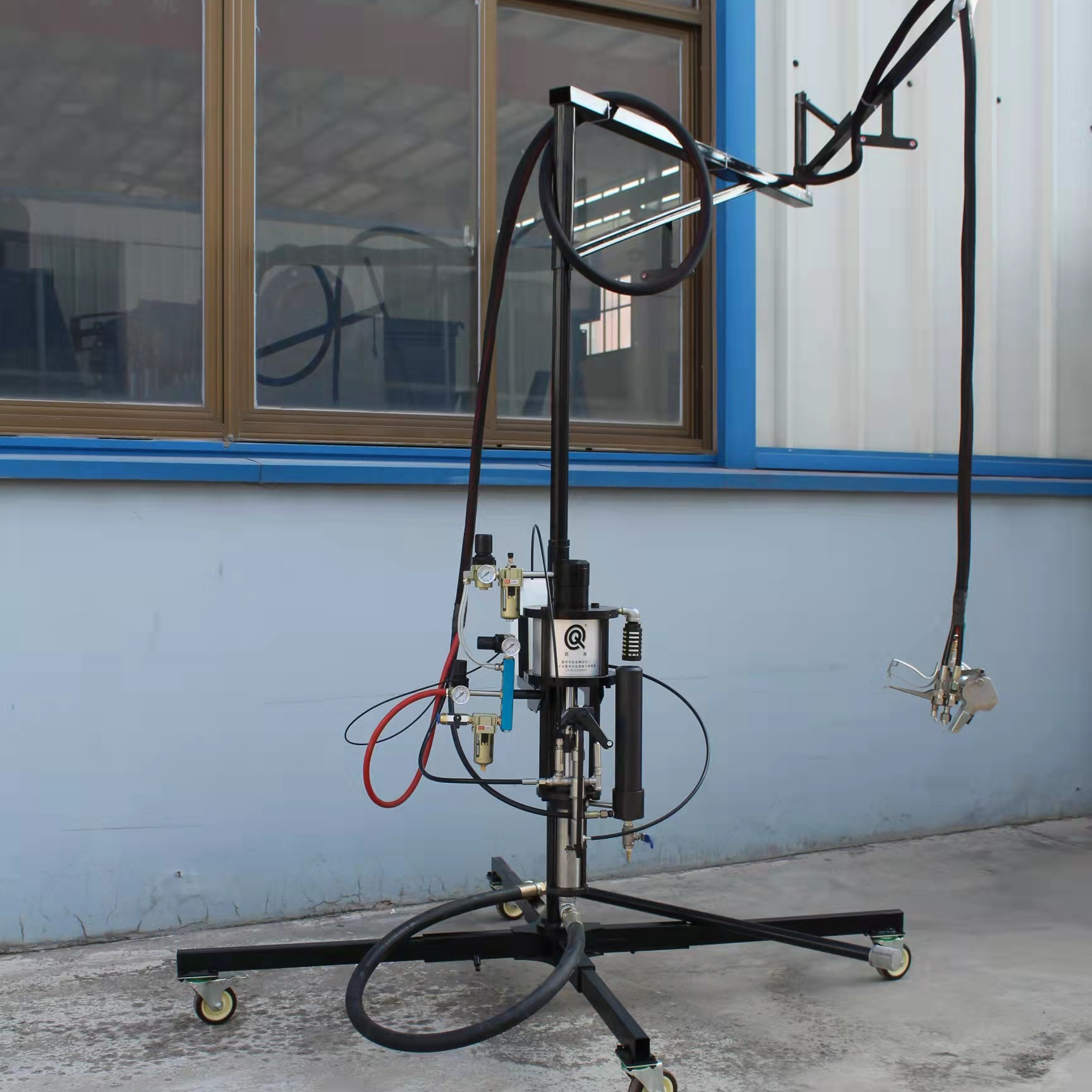 wholesale Fiberglass Spray Machine FRP Spraying Machine Resin Spray Machine with gun