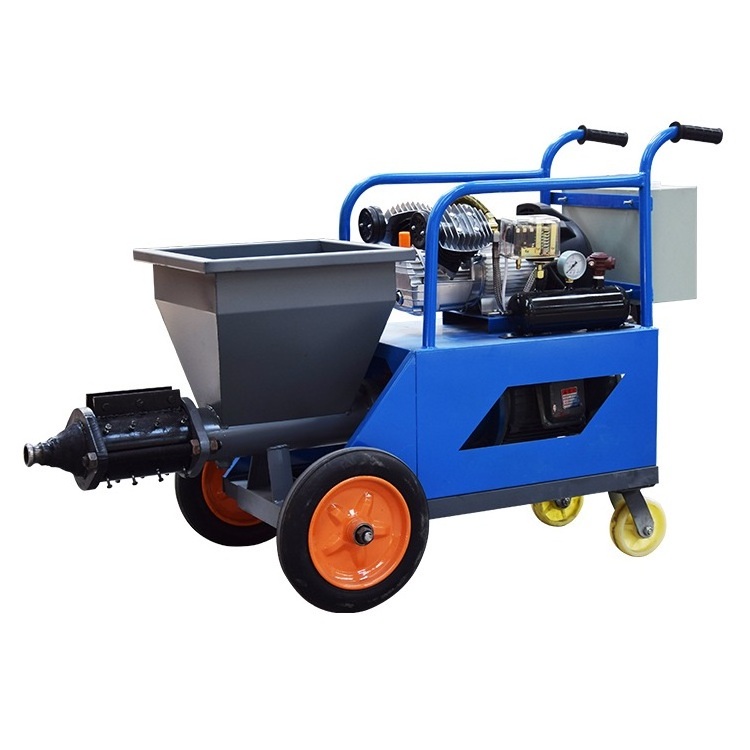 smooth concrete spraying shotcrete wall putty filling plaster polishing machine