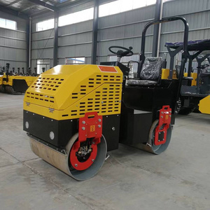 1ton 2ton vibratory road roller mini compactador de rodillos