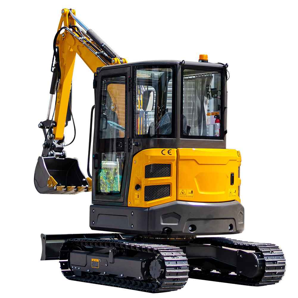 Chinese New Mini Crawler Digger Excavator Machine Minibagger Farm CE EURO5 Epa Engine 1 2 2.5 3.5 Ton Mini Excavator