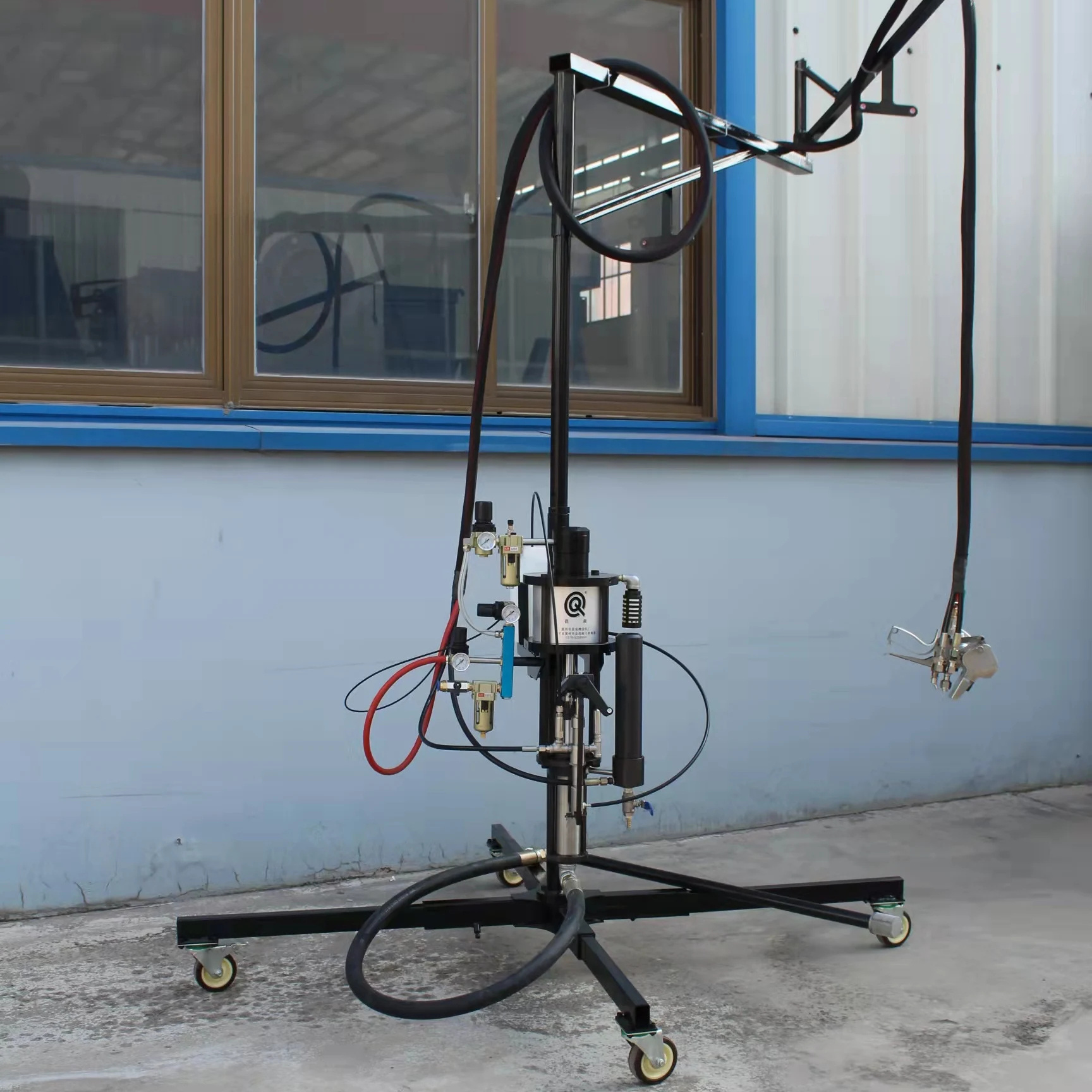 Hot sale Fiber glass chopper chop resin glass fiber FRP spray machine with gun