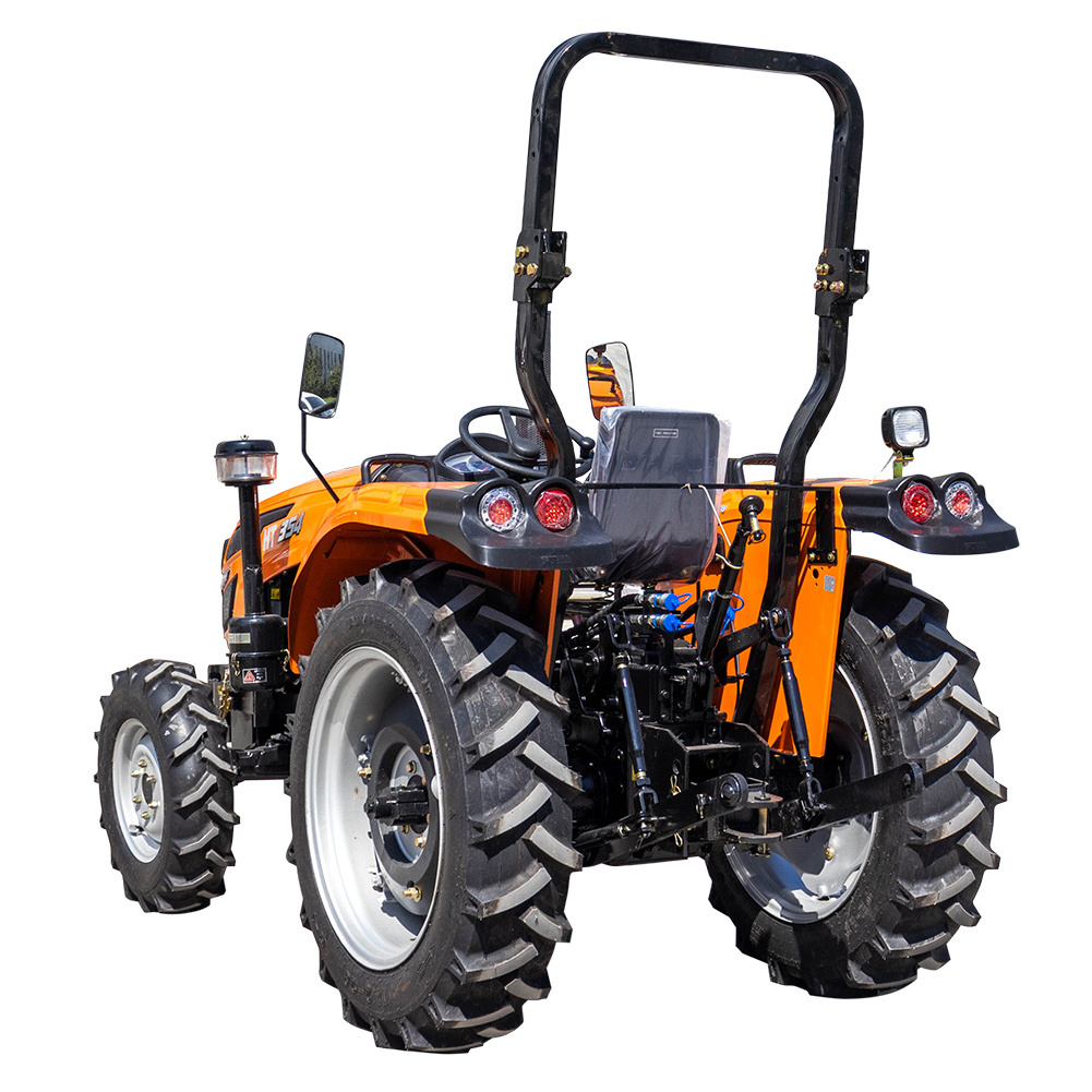 High efficiency agriculture trencher mini tractor garden tractor with front loader crawler/wheel tractor