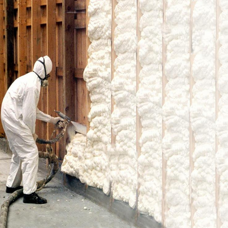 R Value 8.0  liquid chemical open/ Closed cell Polyurethane Foam  for Wall Insulation