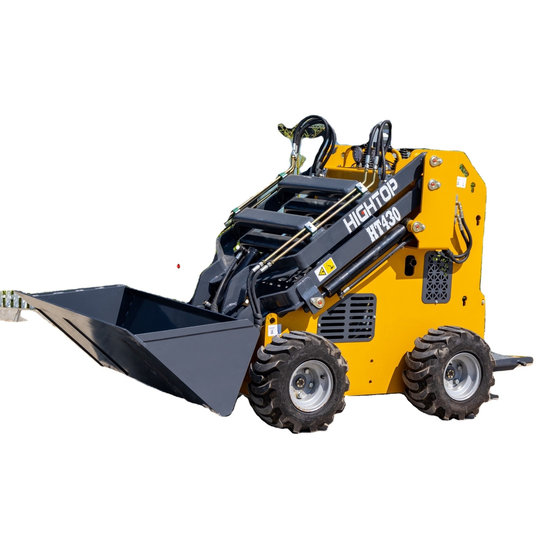 CE/EPA Mini Track Skid Steer Loders 500kg with Attachment Parts Price for Sale