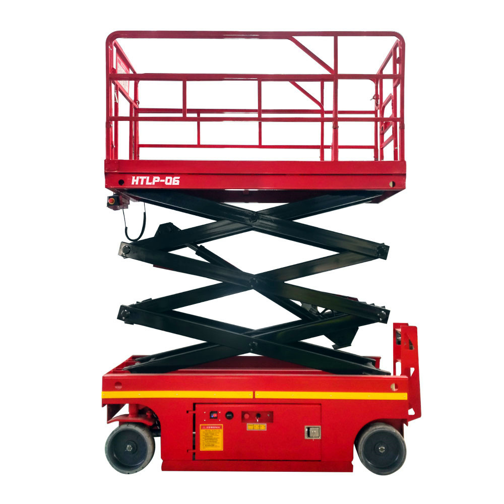 Automatic 4m 6 m 8m 10m 12 m hydraulic aerial work scissor lift work table lift 500 kg mesa elevadora portable lift platform