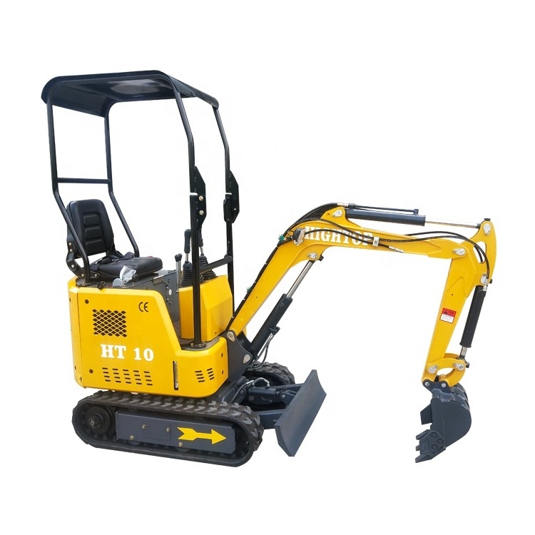 Fuel saving small excavator rubber tie mini excavator 1 ton prices