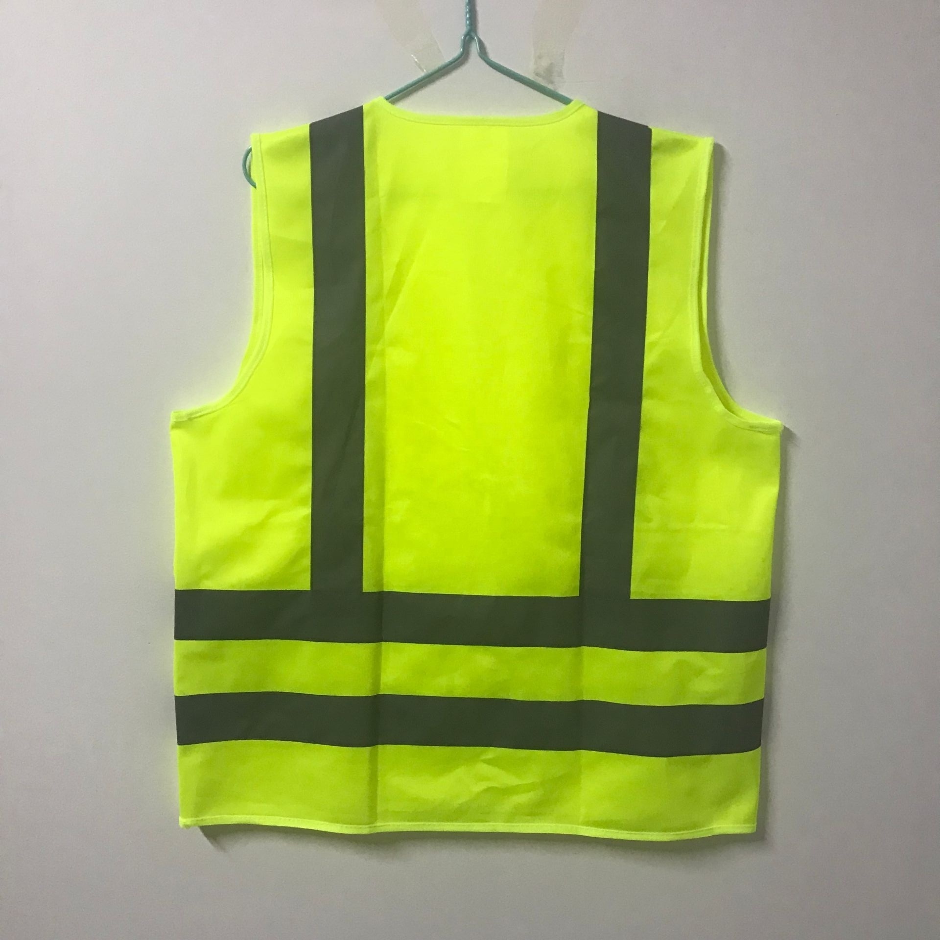 Fabric Reflective Jacket Security Guard Traffic Reflective Vest with Pockets