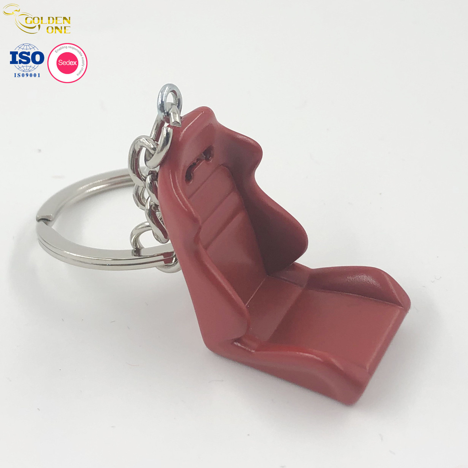 Hot Sale Product Auto Spare Parts Zinc Alloy Decoration Car Chair Racing Seat Metal Keychain