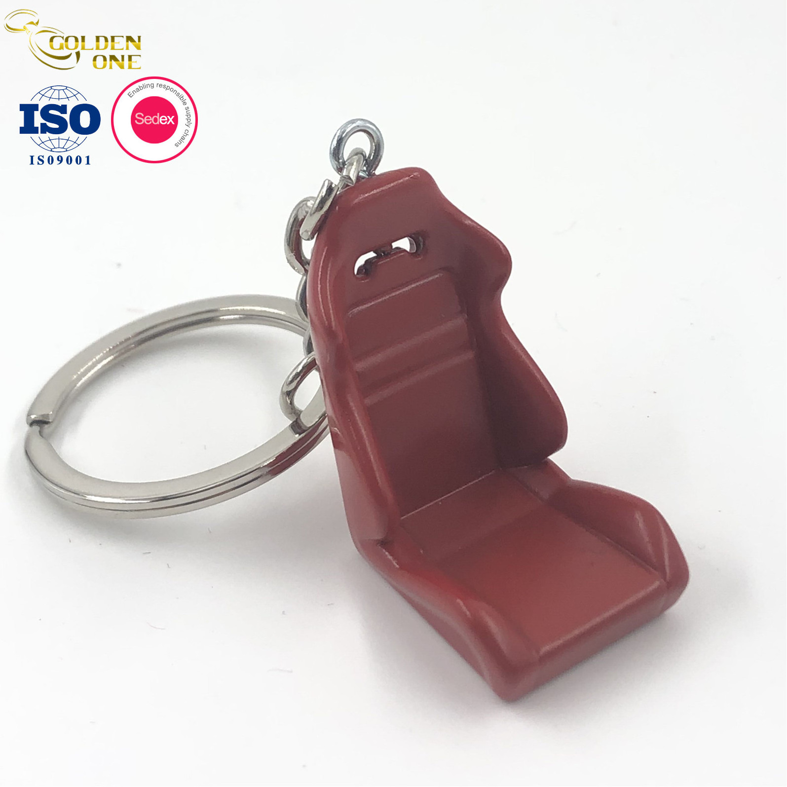 Hot Sale Product Auto Spare Parts Zinc Alloy Decoration Car Chair Racing Seat Metal Keychain