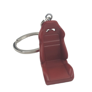 Hot Sale Product Auto Spare Parts Zinc Alloy Decoration Car Chair Racing Seat Metal Keychain