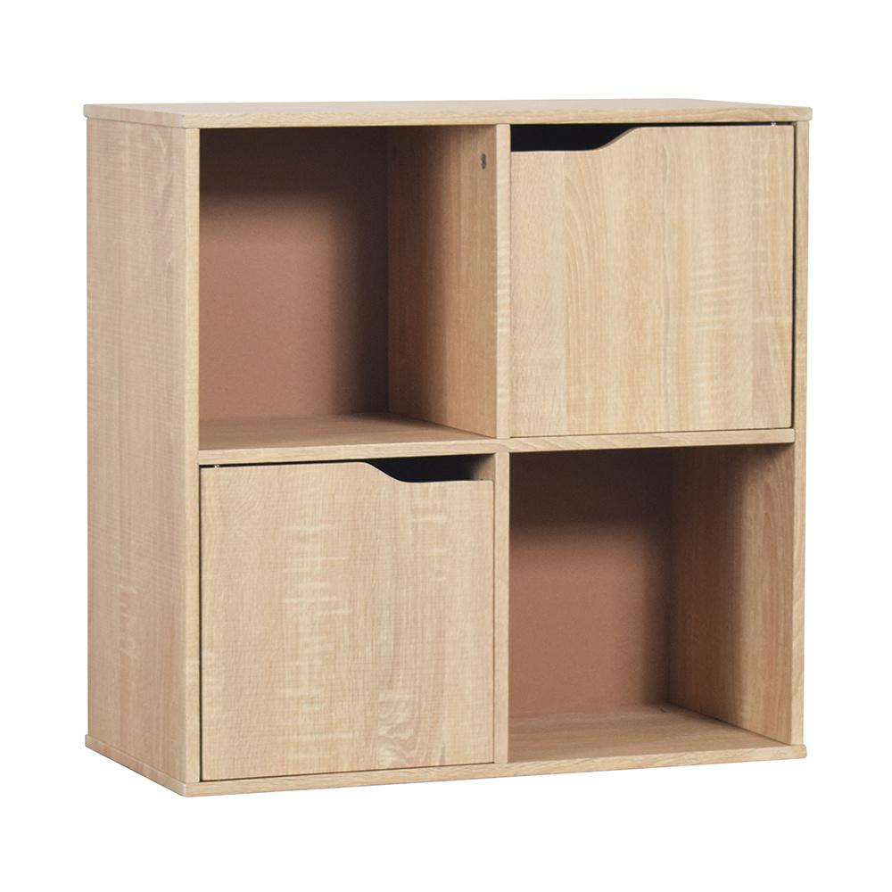 OEM ODM wooden cube bookcase cubical storage bookcase bookshelves with storage shelf cube shelving bookcase with doors