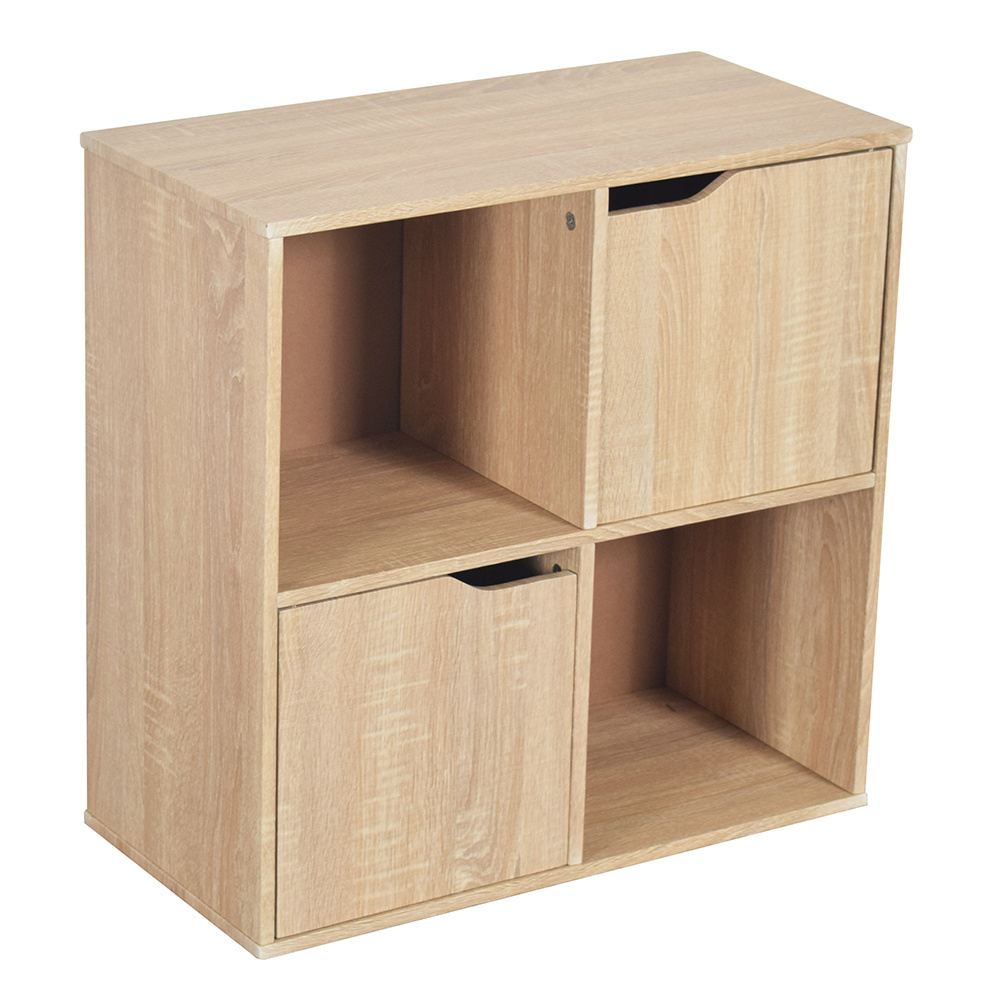 OEM ODM wooden cube bookcase cubical storage bookcase bookshelves with storage shelf cube shelving bookcase with doors