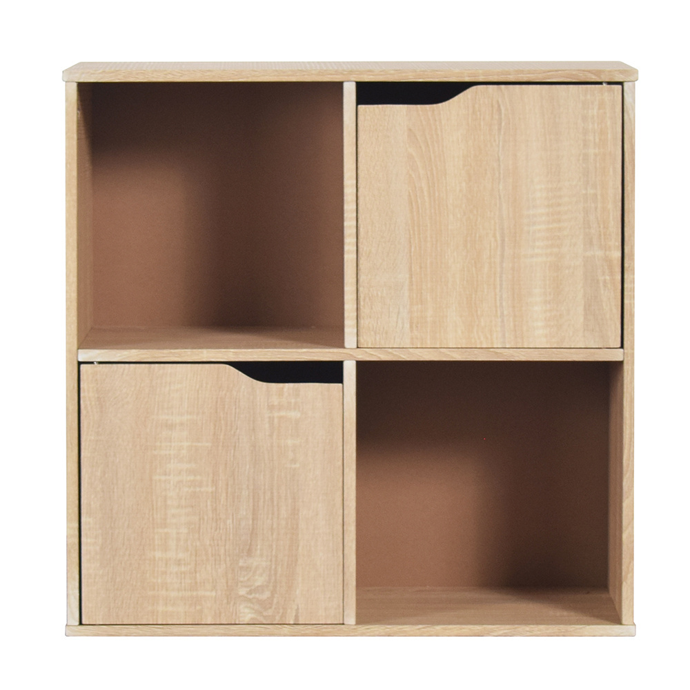 OEM ODM wooden cube bookcase cubical storage bookcase bookshelves with storage shelf cube shelving bookcase with doors