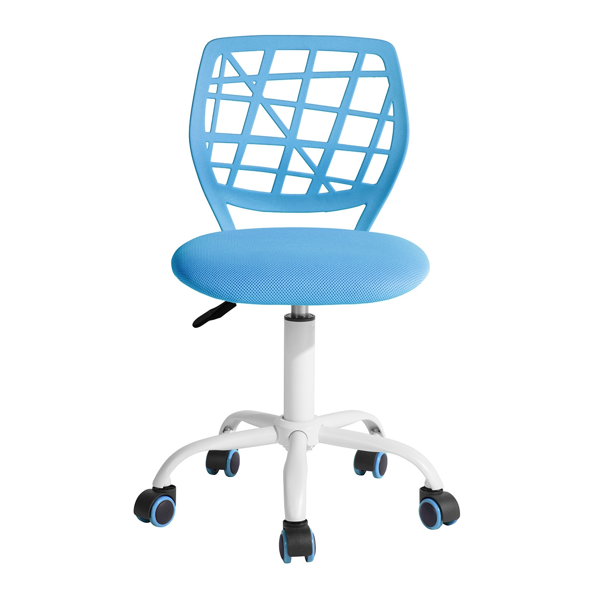 Armless Mesh Ergonomic Desk Chair Swivel Task Mid Back Children Chair Home office Small Spaces Computer Ergonomic Kid's Chair