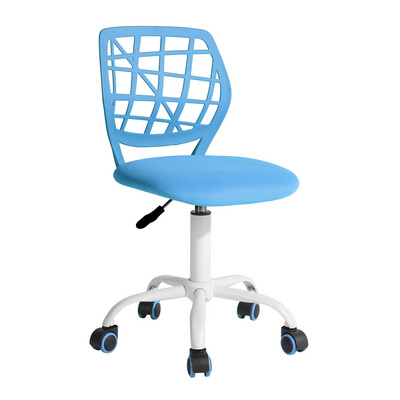 Armless Mesh Ergonomic Desk Chair Swivel Task Mid Back Children Chair Home office Small Spaces Computer Ergonomic Kid's Chair