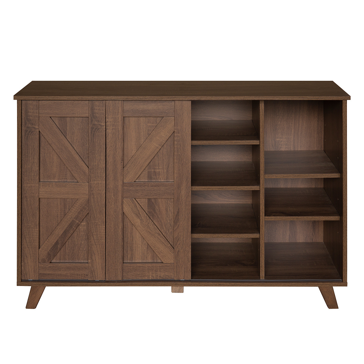 Modern Walnut New Model Design Small Wood Drawer Cabinet Storage Dressers for Bedroom Furniture Sets