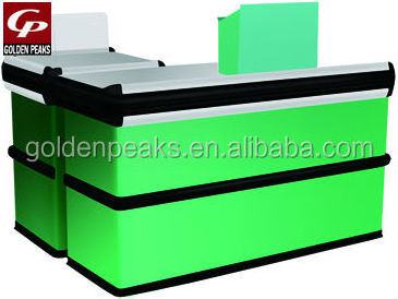 Hot selling retail cash register counter for supermarket design