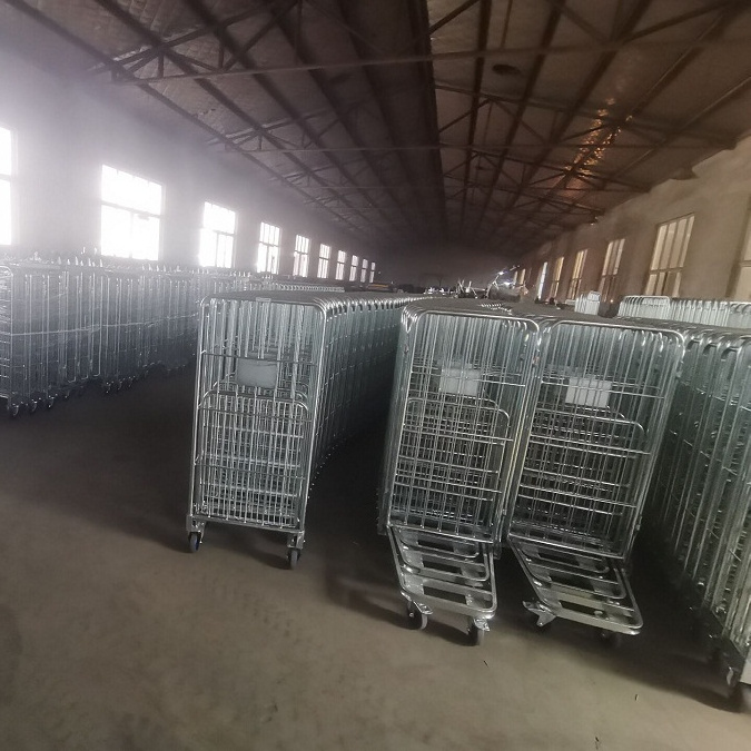 Logistics Warehouse Cart Roll Cage Roll Containers Trolley