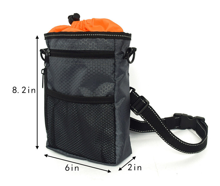 2024 Manufacturers hot selling portable pet snack backpack dog walking snack bag training bag dog food bag