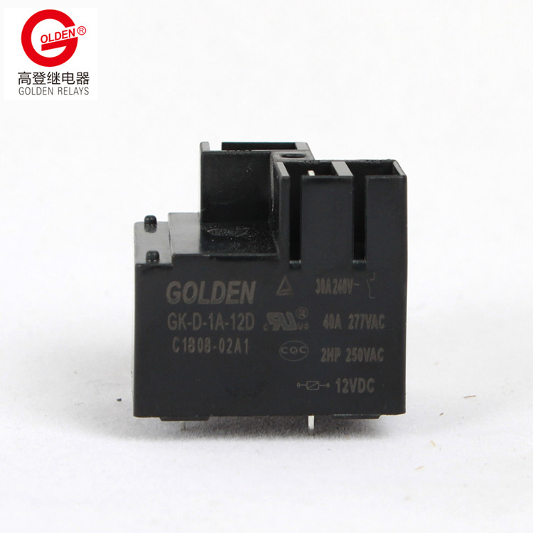 Golden relay  GK-D-1C-12D PCB control board 30A 40A AC DC SPNO 12VDC plug style fast inserting cross songchuan