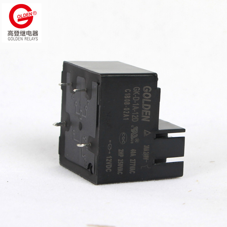 Golden relay  GK-D-1C-12D PCB control board 30A 40A AC DC SPNO 12VDC plug style fast inserting cross songchuan