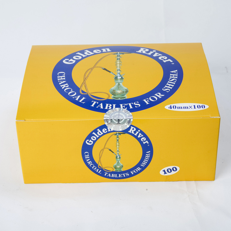 Factory Directly sale no smell durable 40mm smokeless carton hookah shisha charcoal