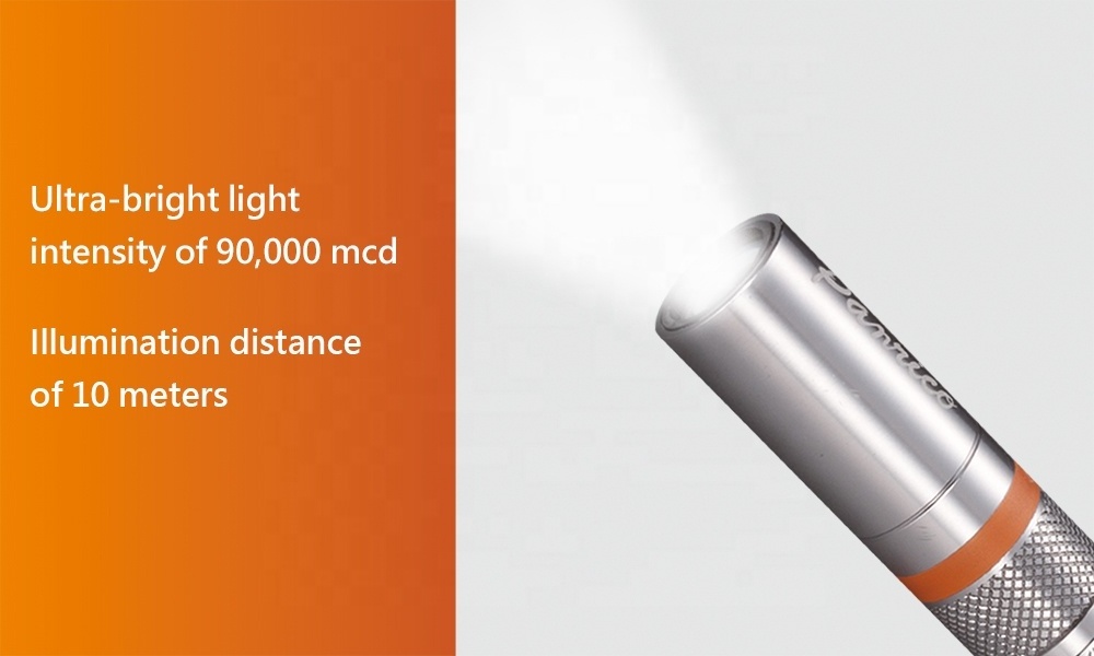 Made in Taiwan Mini led Light Waterproof LED Light 10M Portable Led Light LED Torch Flashlight