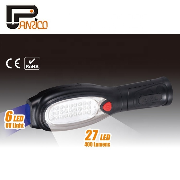 27+6 Multifunction Waterproof Folding Work Torch Light Rechargeable LED Flashlight Magnetic with Hook