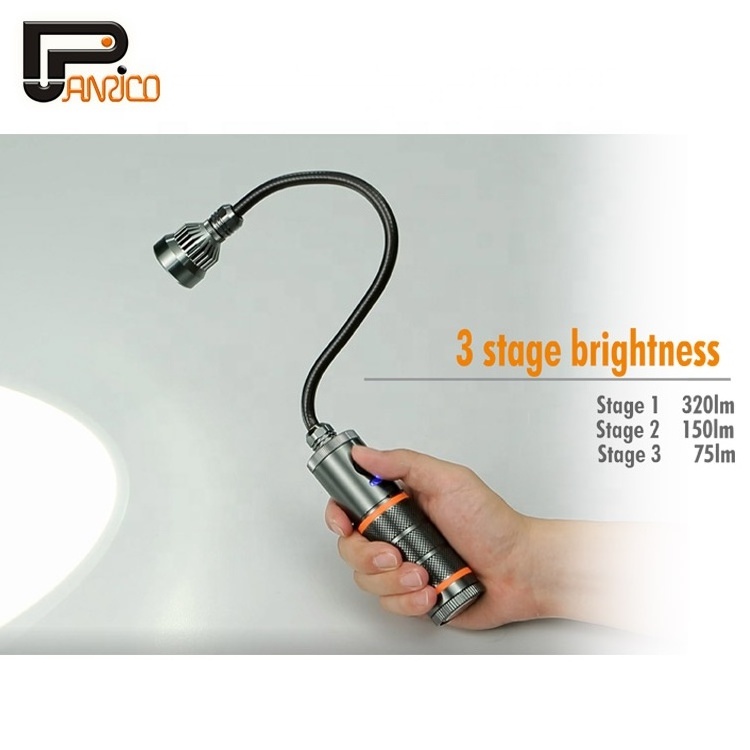 3W Magnetic LED Torch Flexible Snake Torch Flashlight Work Light