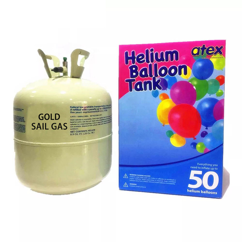 hot sale 99.99% EC-13B 13.6L helium gas with tank