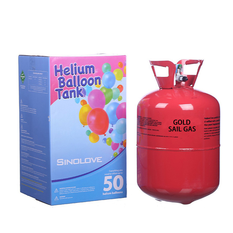 hot sale 99.99% EC-13B 13.6L helium gas with tank