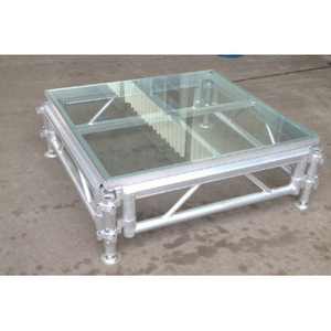 Aluminium frame wooden platform, Outdoor event aluminum stage podium