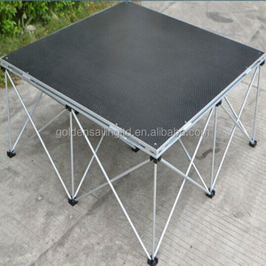 On sale aluminum portable stage for DJ drummer stage deck