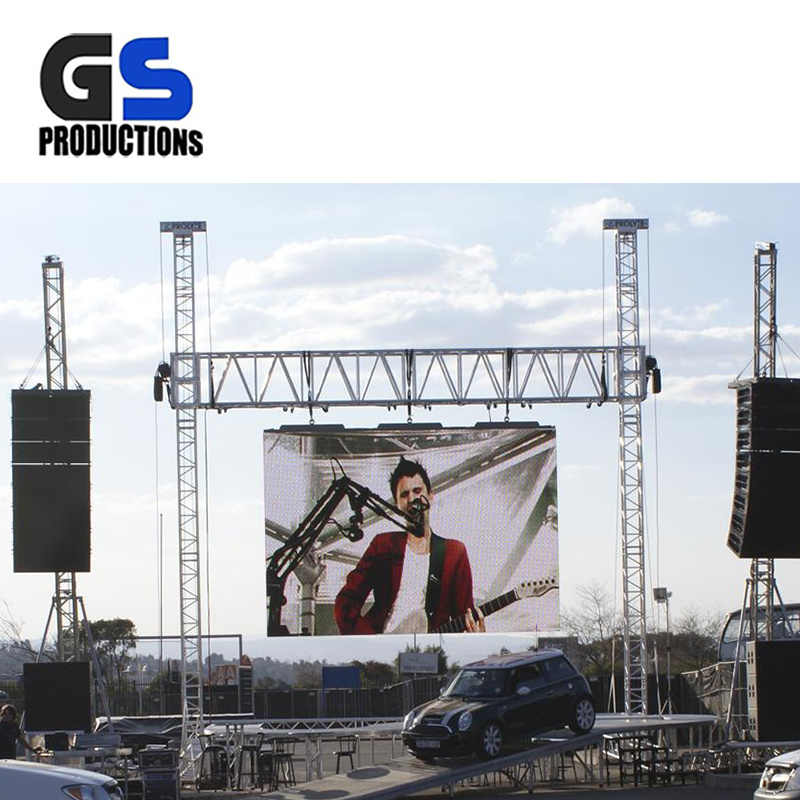 Aluminum truss system / Concert stage roof truss / LED screen truss