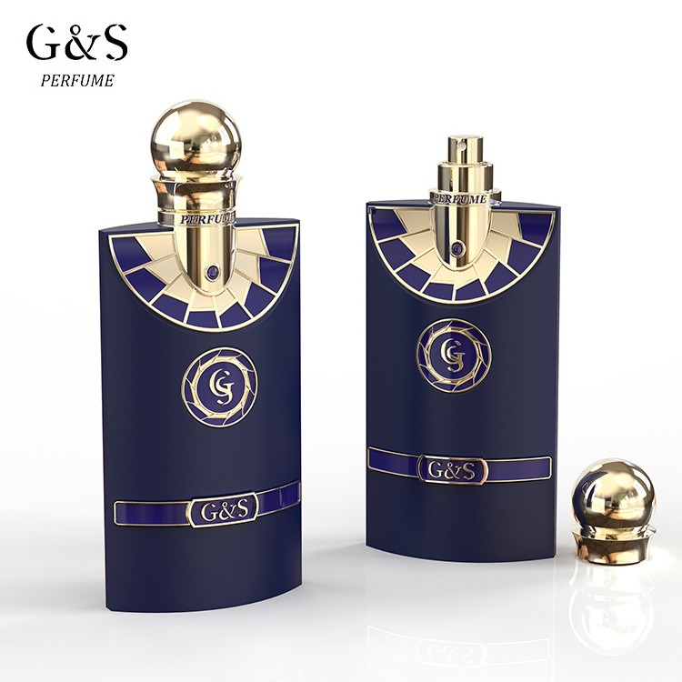 unique custom fragrance glass bottle diamond shape empty luxury perfume bottle 100ml New design