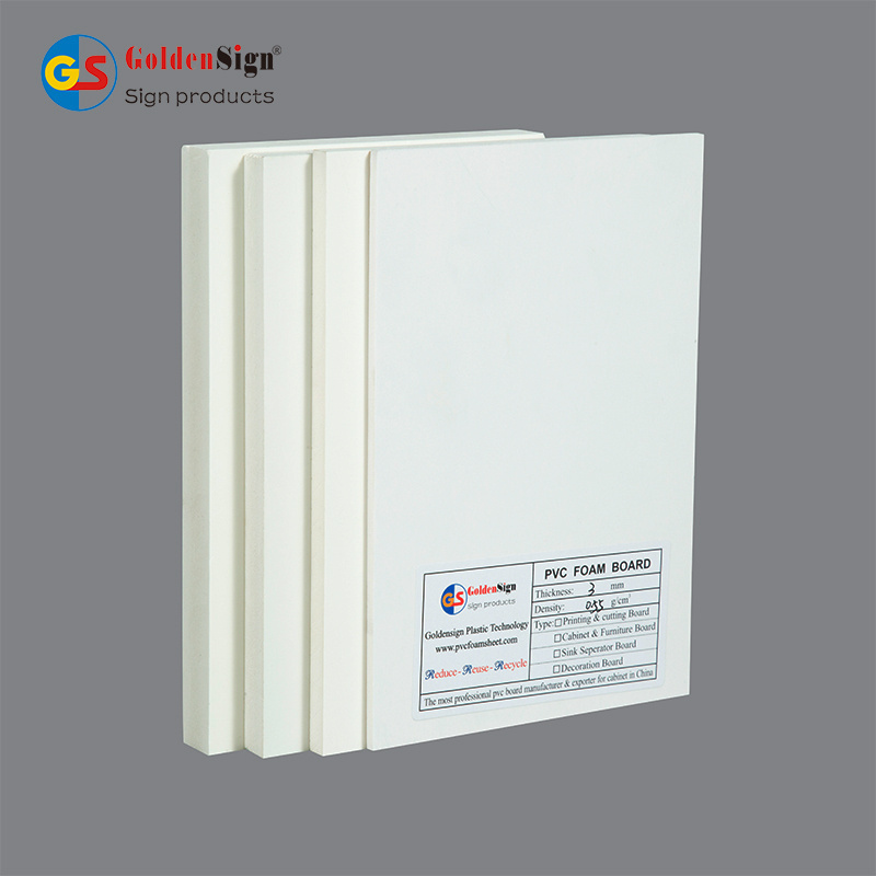 Goldensign 1-35MM 4x8 White PVC  Lead Free  Foam Board