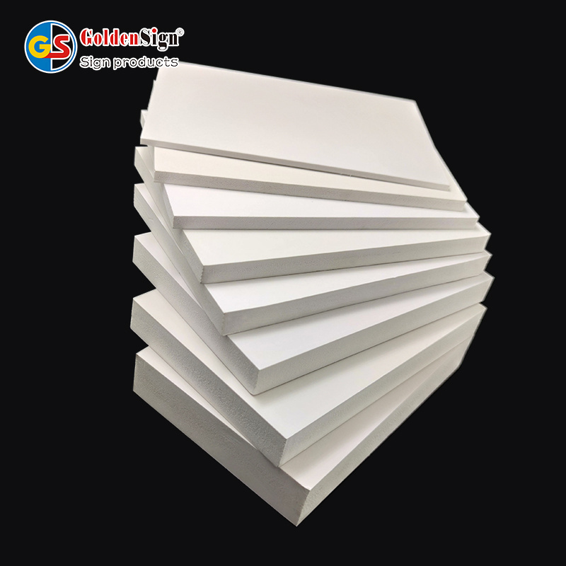 4x8 Feet pvc foam 18mm board rigid pvc sheet white pvc foam board