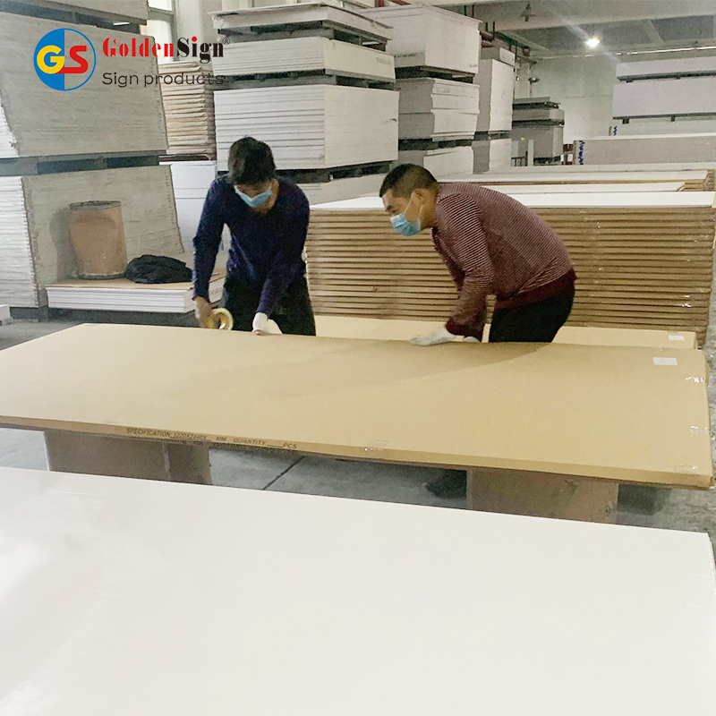 GS 1220x2440mm white hard pvc foam 4*8ft plastic sheet 3mm 4mm 5mm pvc celuka board for decoration