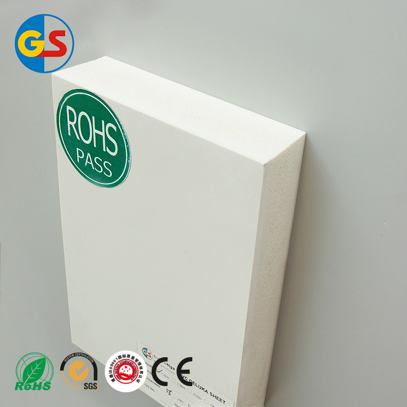 Goldensign hot sale 4*8 18mm pvc foam sheet with high density