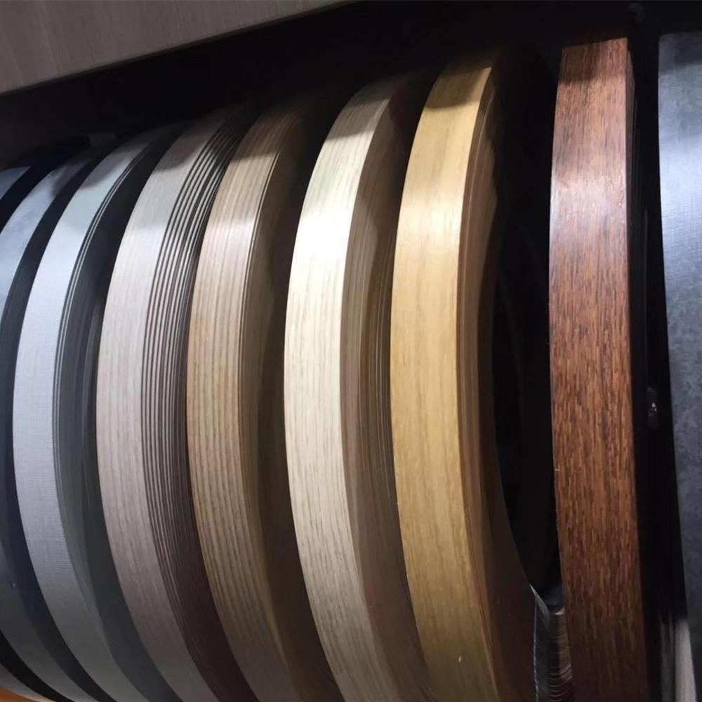 Edge banding tape  for particle board customized color PVC laminate edge banding