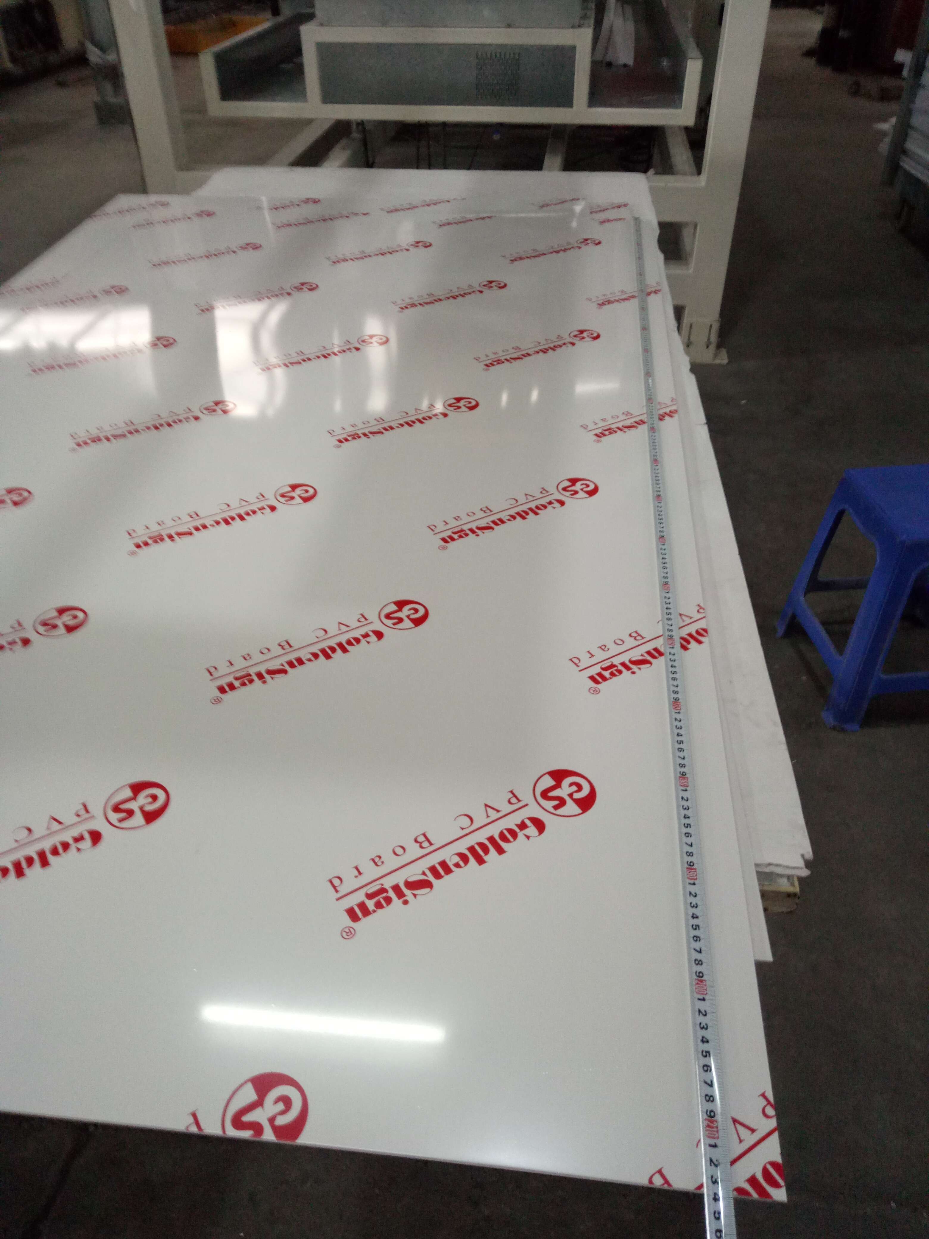 Goldensign UV-anti 4x8ft thick rigid insulation board 15mm 18mm white sheet pvc foam board